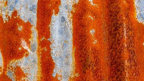 Rusty zinc texture as a background Stock Photos
