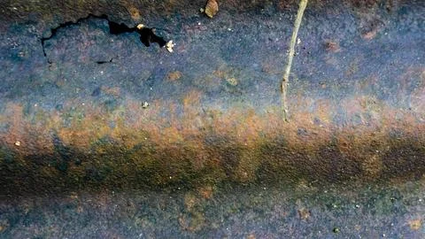 Rusty zinc texture as a background Stock Photos