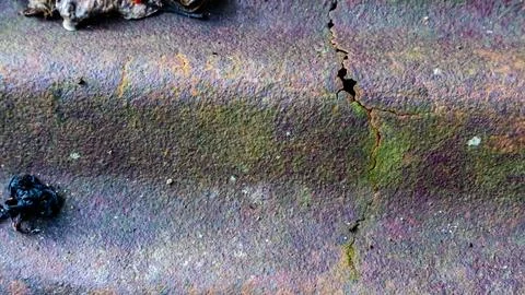 Rusty zinc texture as a background Stock Photos