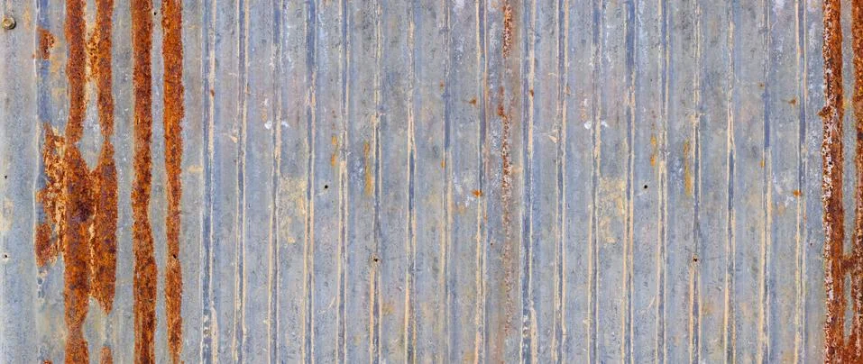 Rusty zinc texture Stock Photos