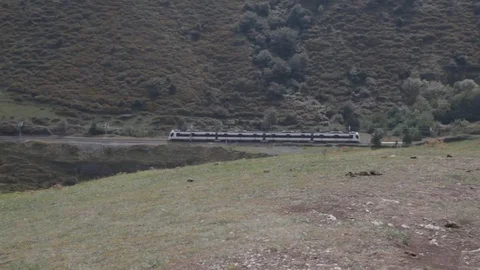 Ruta Flysch Train Stock Footage 120422420