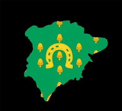 Rutland map flag vector silhouette illustration Иллюстрация
