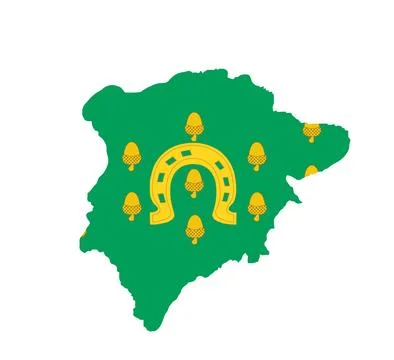 Rutland map flag vector silhouette illustration Stock-Illustration