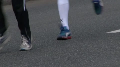 Ruuners Feet 스톡 동영상 10856718