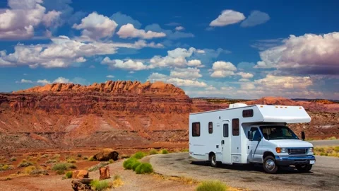 RV Canyonlands 2 Stock Footage 132463818