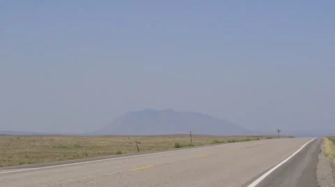 RV in Desert Stock Footage 46774101