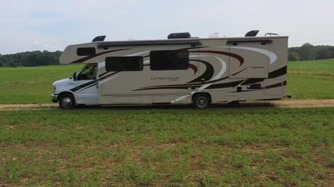 RV driving Stock Footage 112949770