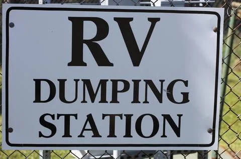 RV Dump station Stock Photos