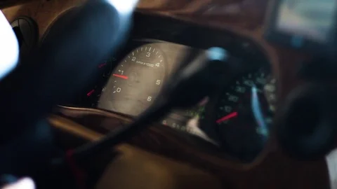 RV engine start Stock Footage 87988585