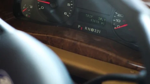 RV engine start Stock Footage 87988643