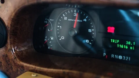 RV engine start Stock Footage 87988766