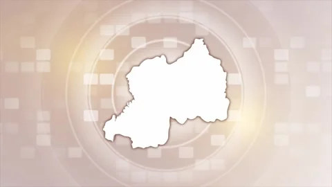 Rwanda Animated Map Stock Footage 275636703