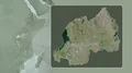 Rwanda channeled. Satellite 4k or 4k+ Resolution