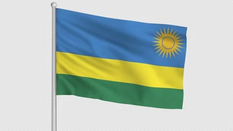 Rwanda Flag Stock-Footage 219469907