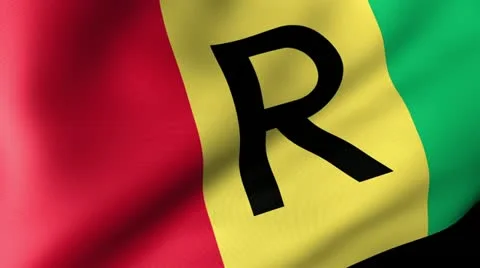 Rwanda Flag Waving Video stock 12229981