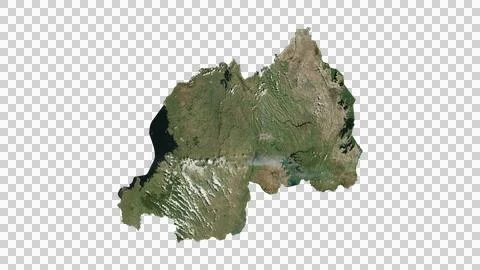 Rwanda Map Stock Illustration