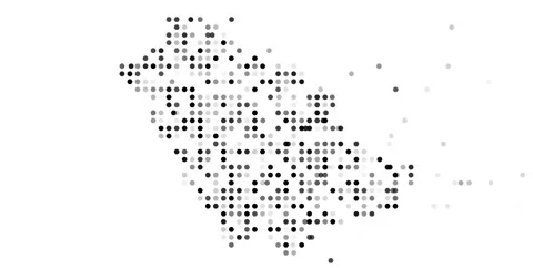 Rwanda Modern Dot Animation 動画素材 315274515