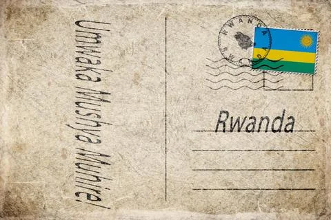 Rwanda New Year Background Stock Photos