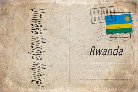 Rwanda New Year Background Stock Photos