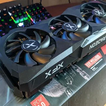 RX 6700xt xfx GPU Stockfoto's