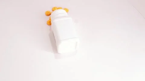 RX Prescripton Orange Rotating High Stock Footage 313253676