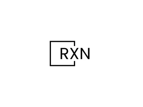RXN letter initial logo design vector illustration Stock Illustration
