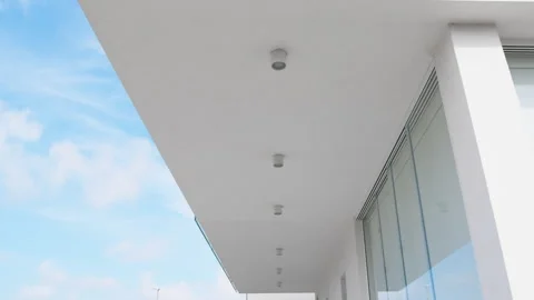 Rxterior lighting system of a house Stock Footage 240838735