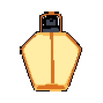 Ry perfume for men pixel art vector illustration Stock-Illustration