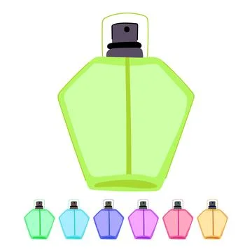 Ry perfume for men vector cartoon graphic Ilustração Stock