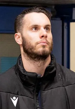 Ryan Button (Grizzlys Wolfsburg, 55) konnte nur zusehen. EHC Red Bull Muen... Stock Photos