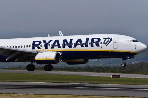 A Ryanair aeroplane Stock Photos