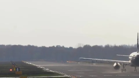 Ryanair airplane take off Stock Footage 84421564