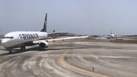 Ryanair Boeing 737's Stock Footage 92537198