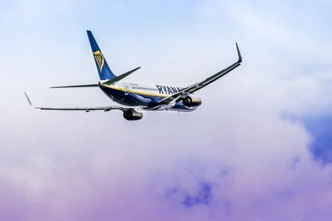Ryanair Plane Stockfoto's