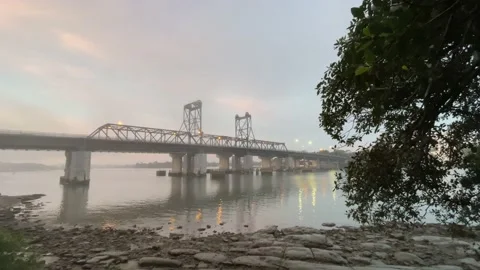 Ryde Bridge Stock Footage 154726390