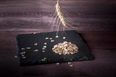 Rye and oatmeal Stock Photos