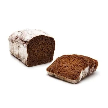 Rye baked bread sliced Foto stock
