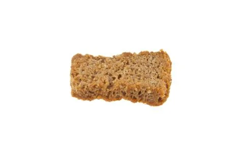Rye biscuits with beer isolated on white background Stock-Fotos