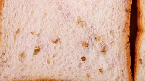 Rye bread close up rotating Stock Footage 312533251