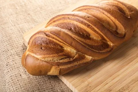 Rye bread closeup Stock Photos