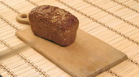Rye-bread cutting Video stock 22431694