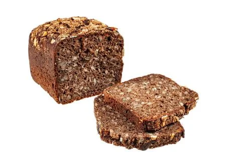 Rye Bread Pieces of rye bread on an isolated studio background Copyright: ... Foto stock