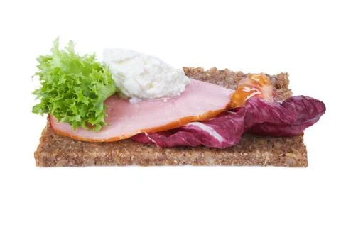 Rye bread sandwich Stockfoto's