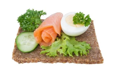 Rye bread sandwich Stock Photos