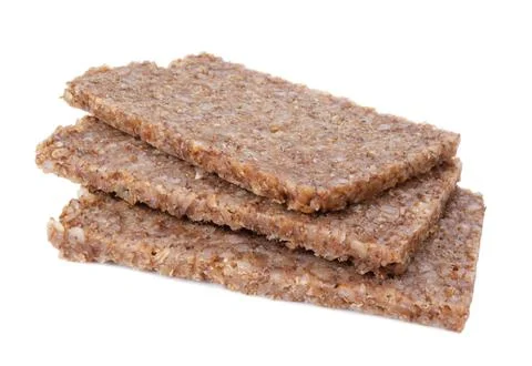 Rye bread slices Fotos Stock