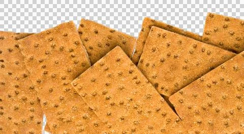 Rye bread square Stock Photos