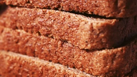 Rye bread texture. Stock Footage 327926611