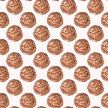 Rye bread on white background,  pattern, close-up, template, banner, 스톡 일러스트