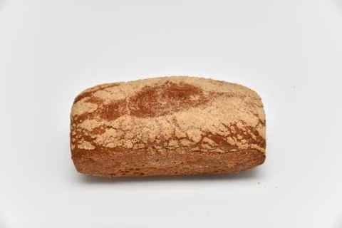 Rye bread on white background Foto stock