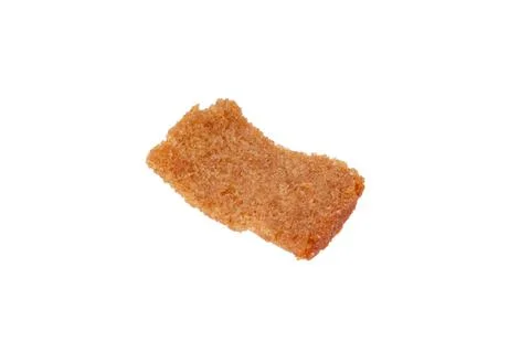 Rye cracker isolated on a white background Stock Photos